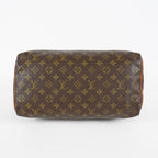 Louis Vuitton Speedy 35 Monogram Brown Canvas Hand Bag Used M41524 07E214620027