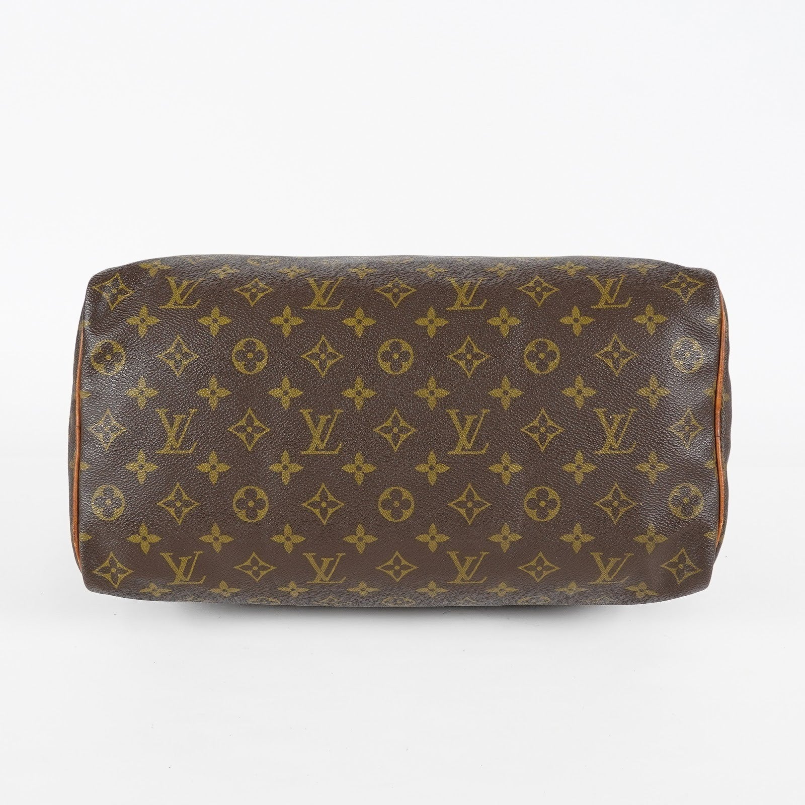 Louis Vuitton Speedy 35 Monogram Brown Canvas Hand Bag Used M41524 07E214620027