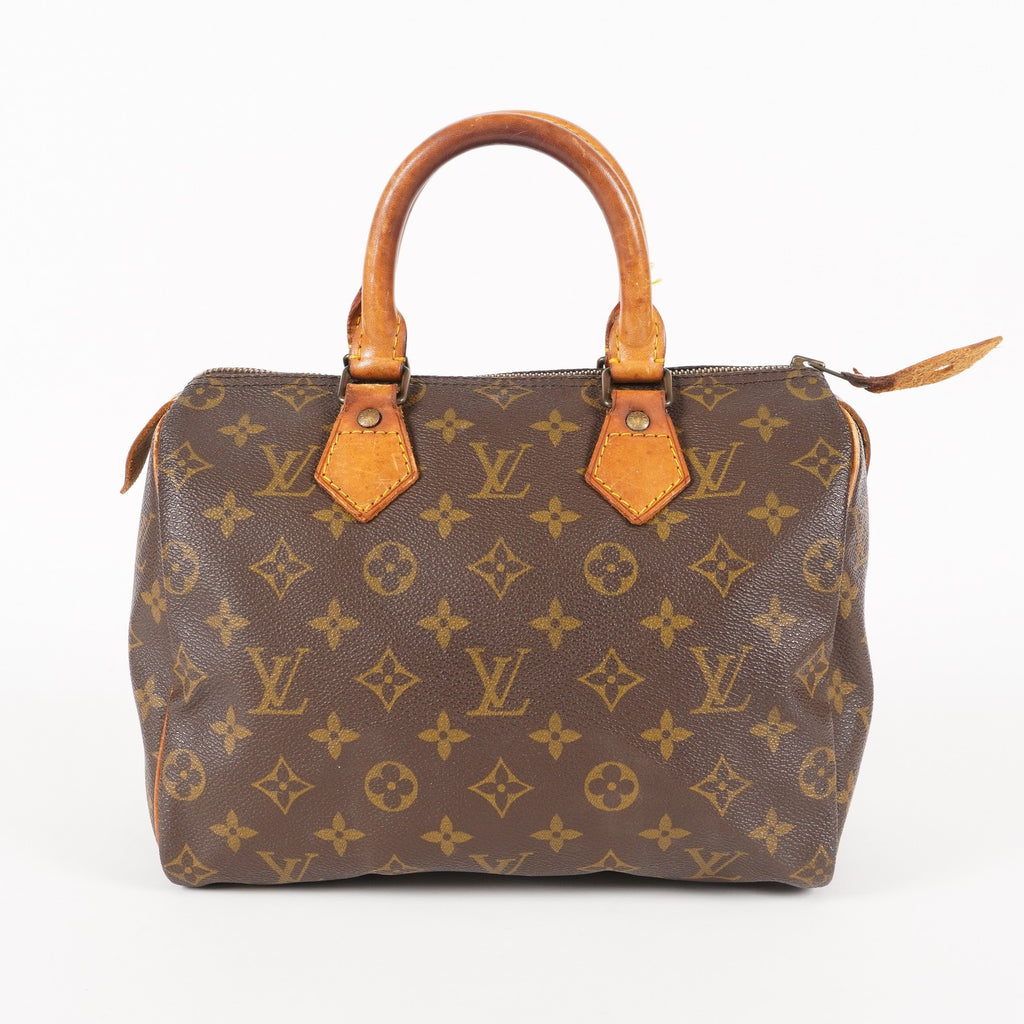 Authentic Louis Vuitton Monogram Speedy 25 Handbag vintage M41528 05E105280029