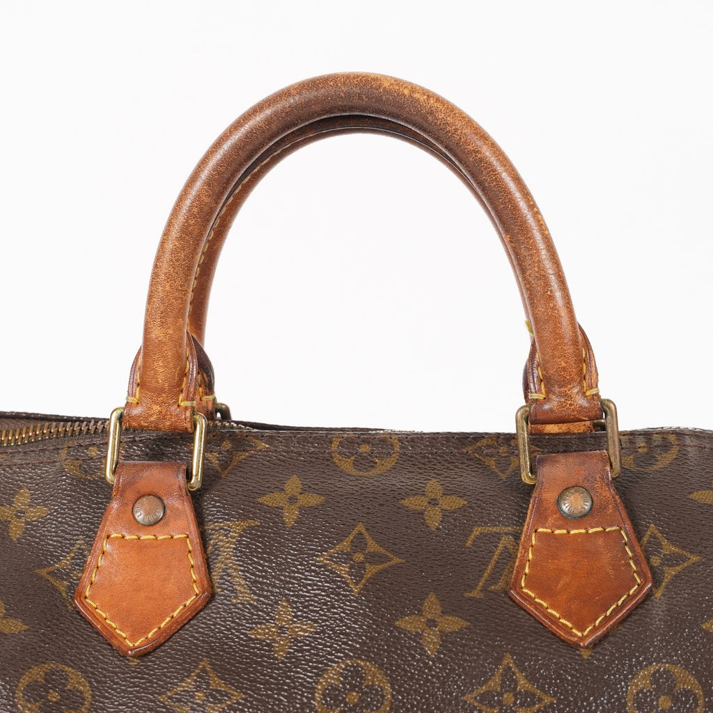 Authentic Louis Vuitton Monogram Speedy 35 Handbag vintage M41524 06E435060012