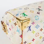 Louis Vuitton Speedy 30 M92642 Monogram Multicolore White Bag Used 08E107150008