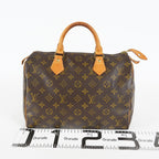 Louis Vuitton Speedy 30 M41526 Monogram Canvas Brown Used Handbag 09M465665008
