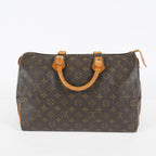 Louis Vuitton Speedy 35 M41524 Monogram Canvas Brown Used Handbag 08A365033603