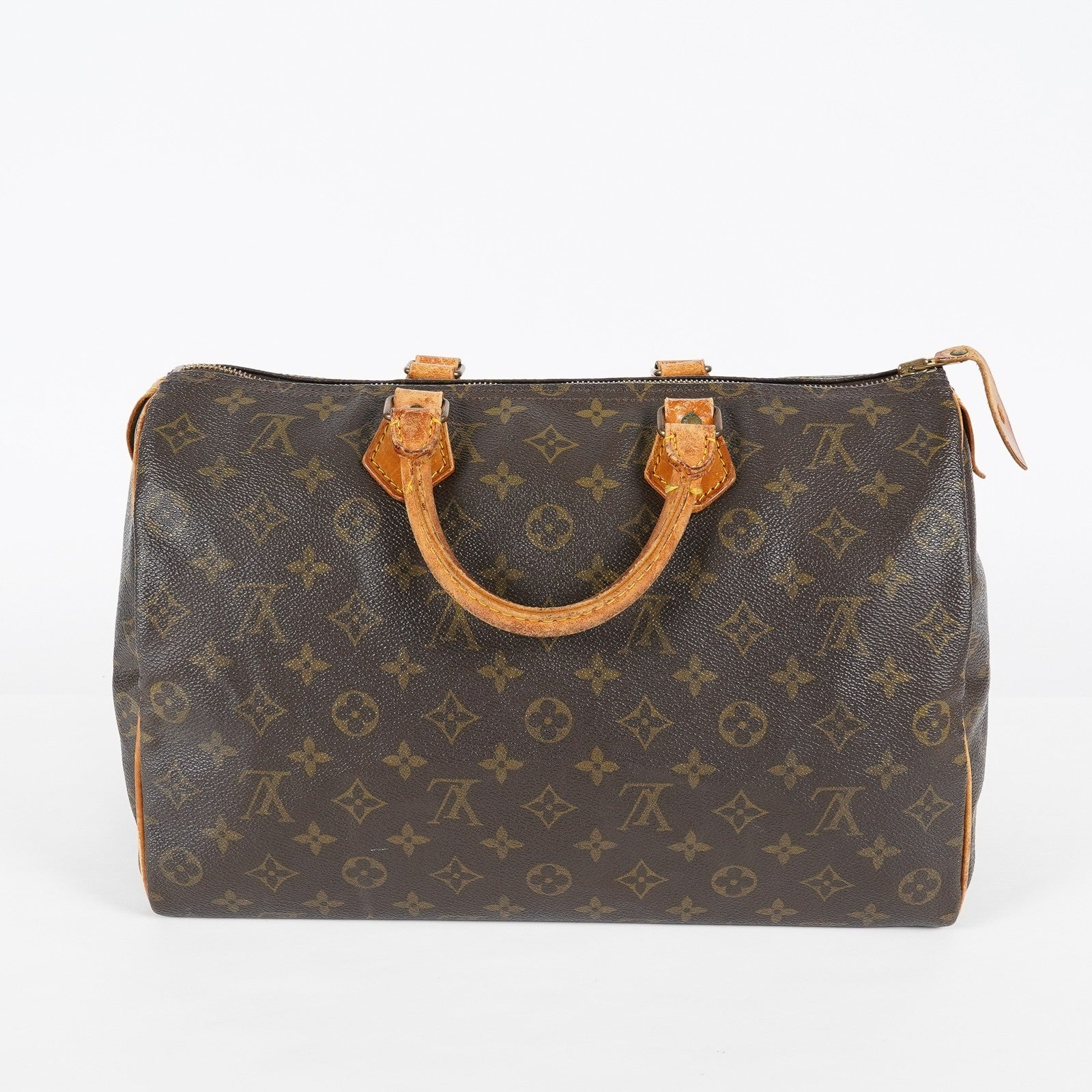 Louis Vuitton Speedy 35 M41524 Monogram Canvas Brown Used Handbag 08A365033603