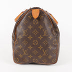 Authentic Louis Vuitton Monogram Speedy 35 M41524 vintage Handbag 05E216160013