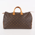 Louis Vuitton Monogram Speedy 40 M41522 Boston Hand Bag Brown Used 07E364180002