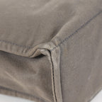 HERMES Fourre Tout GM Tote Bag Gray Canvas Handbag Unisex 08E34825010