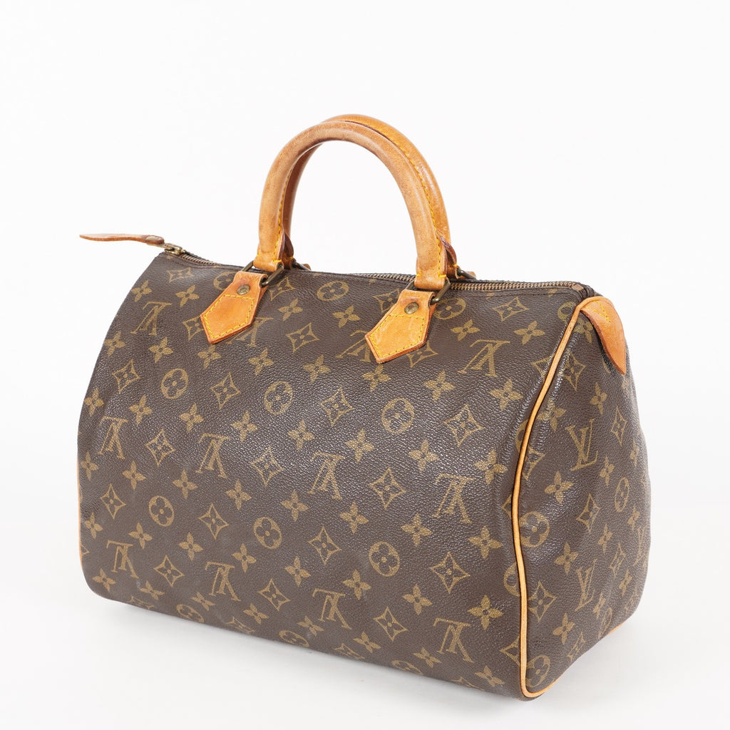 Authentic Louis Vuitton Monogram Speedy 30  Handbag M41526 vintage 05E295170029