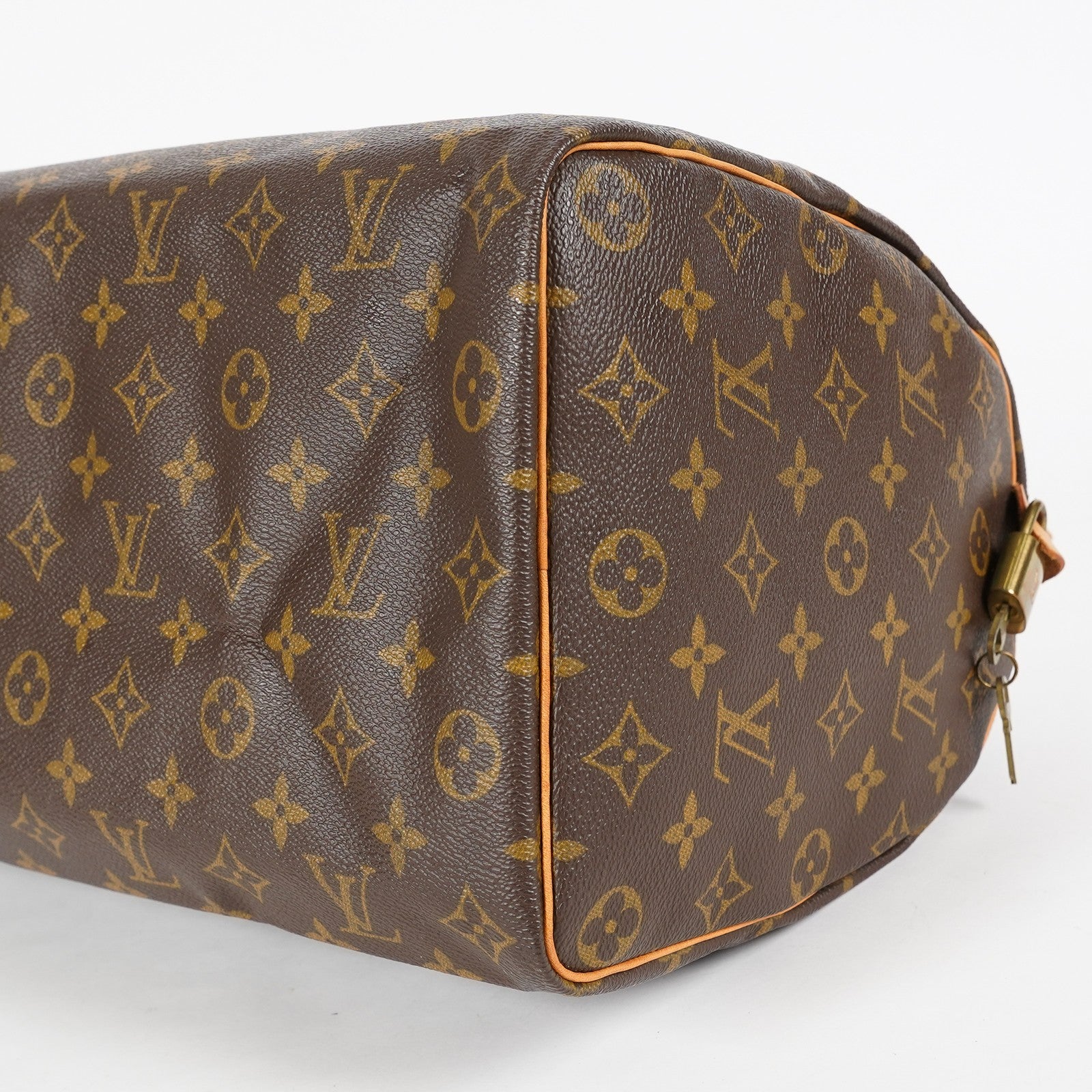 Louis Vuitton Speedy 35 Monogram Brown Canvas Handbag Used M41524 07A266864031
