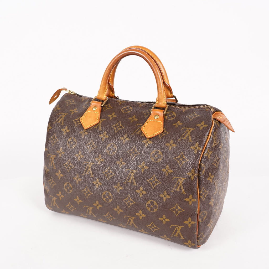 Authentic Louis Vuitton Monogram Speedy 30 Hand bag vintage M41526 06E026930019