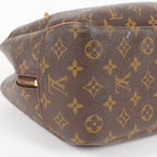 LOUIS VUITTON Deauville Handbag M47270 Monogram canvas Brown 06E102420010
