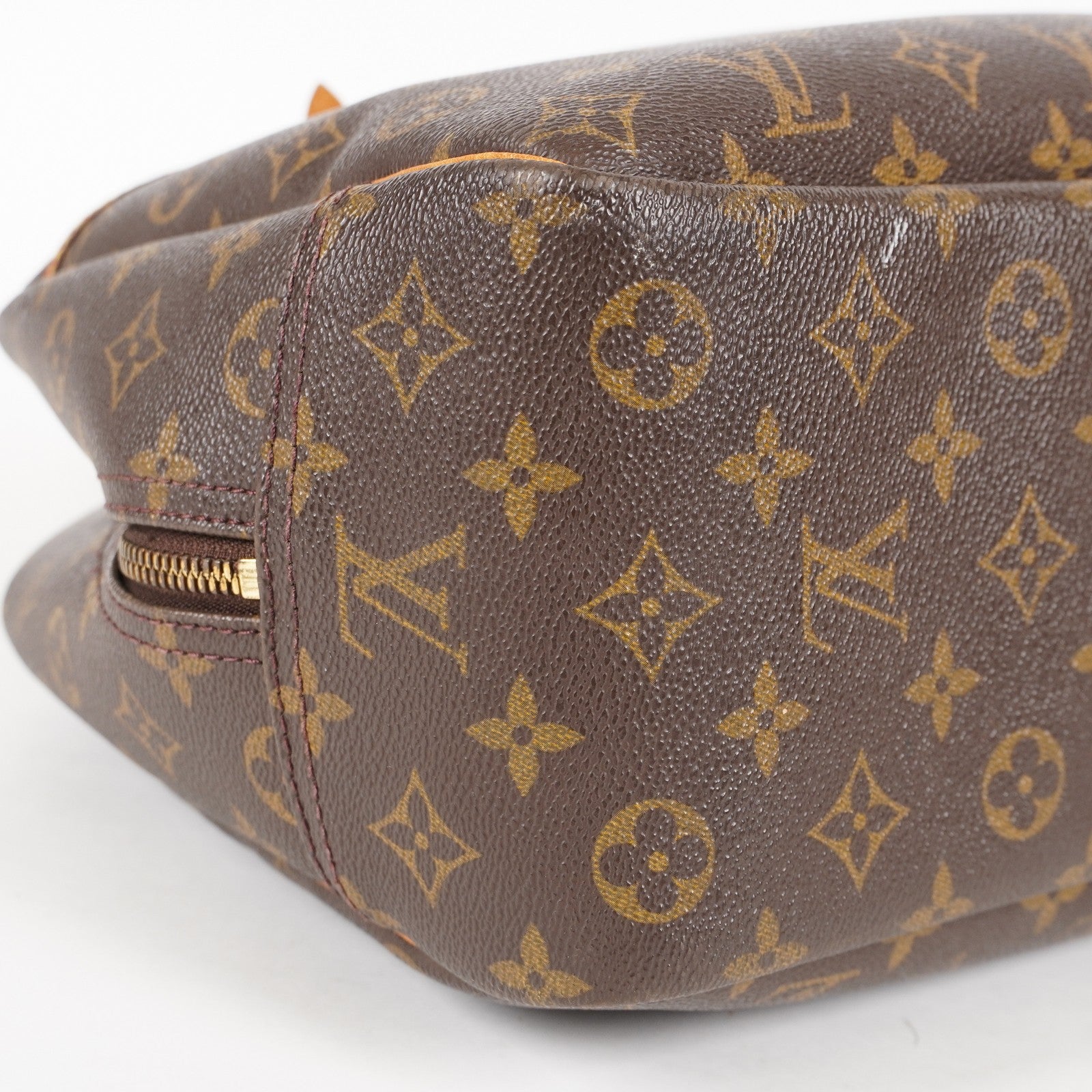 LOUIS VUITTON Deauville Handbag M47270 Monogram canvas Brown 06E102420010