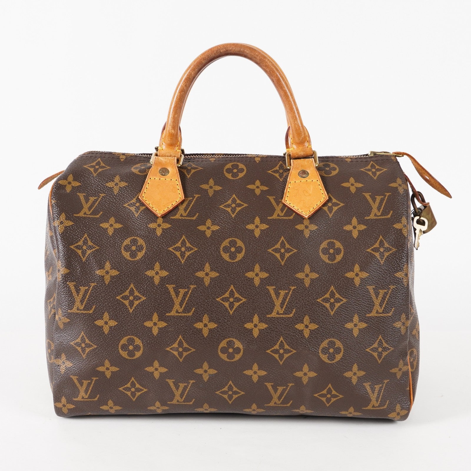 Authentic Louis Vuitton Monogram Speedy 30 M41526 Handbag vintage 03E508030011