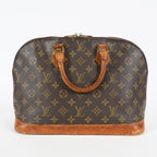 Louis Vuitton Alma PM Monogram Canvas Brown Handbag M51130 Vtg Used 08A242860003