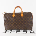Authentic Louis Vuitton Monogram Speedy 40 Hand Boston Bag M41522 03E079020011