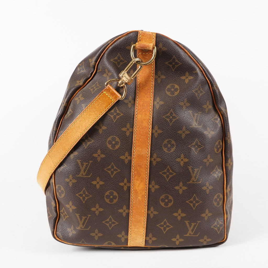 LOUIS VUITTON Monogram Keepall 60 Boston Bag LV Auth M41422 05E424070016