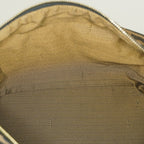 Fendi Zucca Mini Vanity Bag 24cm Brown Canvas Leather Used Auth 09E173410010