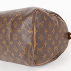 Authentic Louis Vuitton Monogram Speedy 30  Handbag M41526 vintage 05E125830029