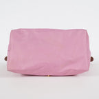 LONGCHAMP Le Pliage Nylon Leather Tote Shoulder Hand Bag Pink Used 08M18396617