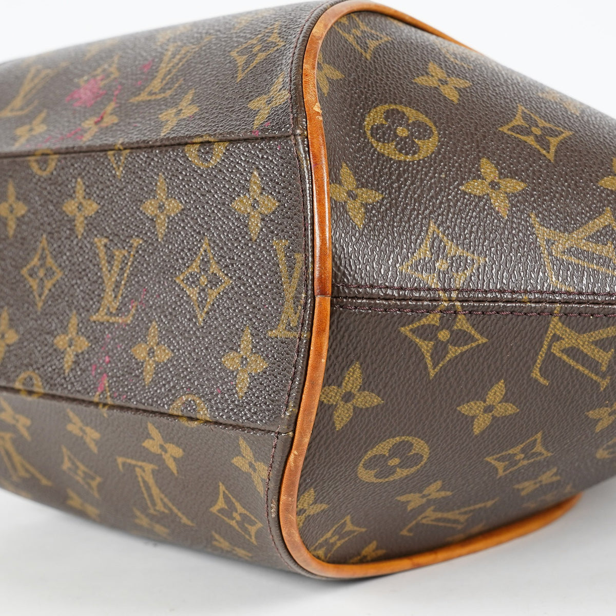 Louis Vuitton Ellipse MM M51126 Monogram Canvas Brown Used Handbag 09M363285708