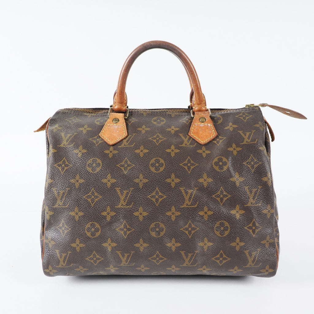 Authentic Louis Vuitton Monogram Speedy 30 M41526 Handbag vintage 03A326063227