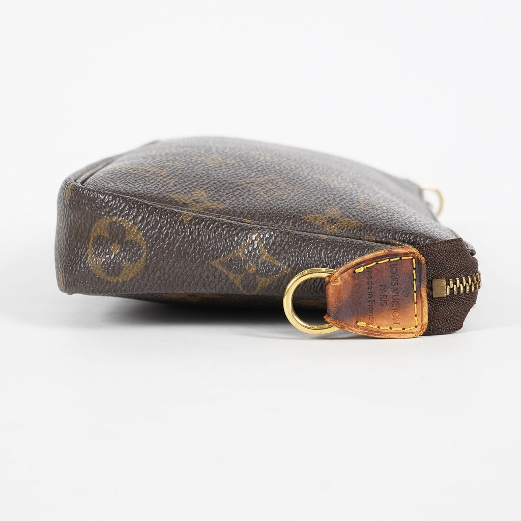 Louis Vuitton Pochette Accessoires Pouch M51980 Monogram Brown Used 07E082750007