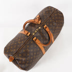Authentic Louis Vuitton Monogram Keepall 55 M41424 Travel Bag 03E285830011