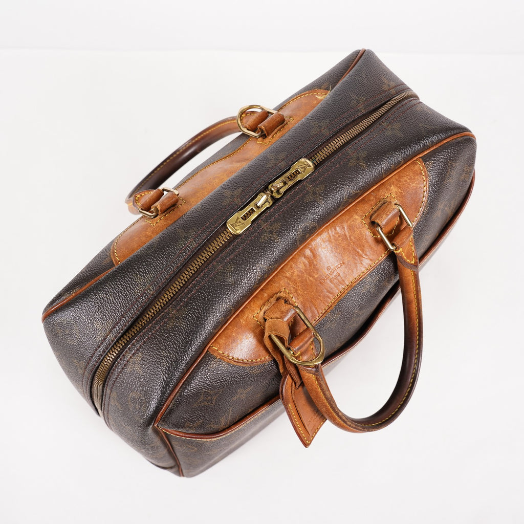 LOUIS VUITTON Deauville Handbag M47270 Monogram canvas Brown 06E062750021