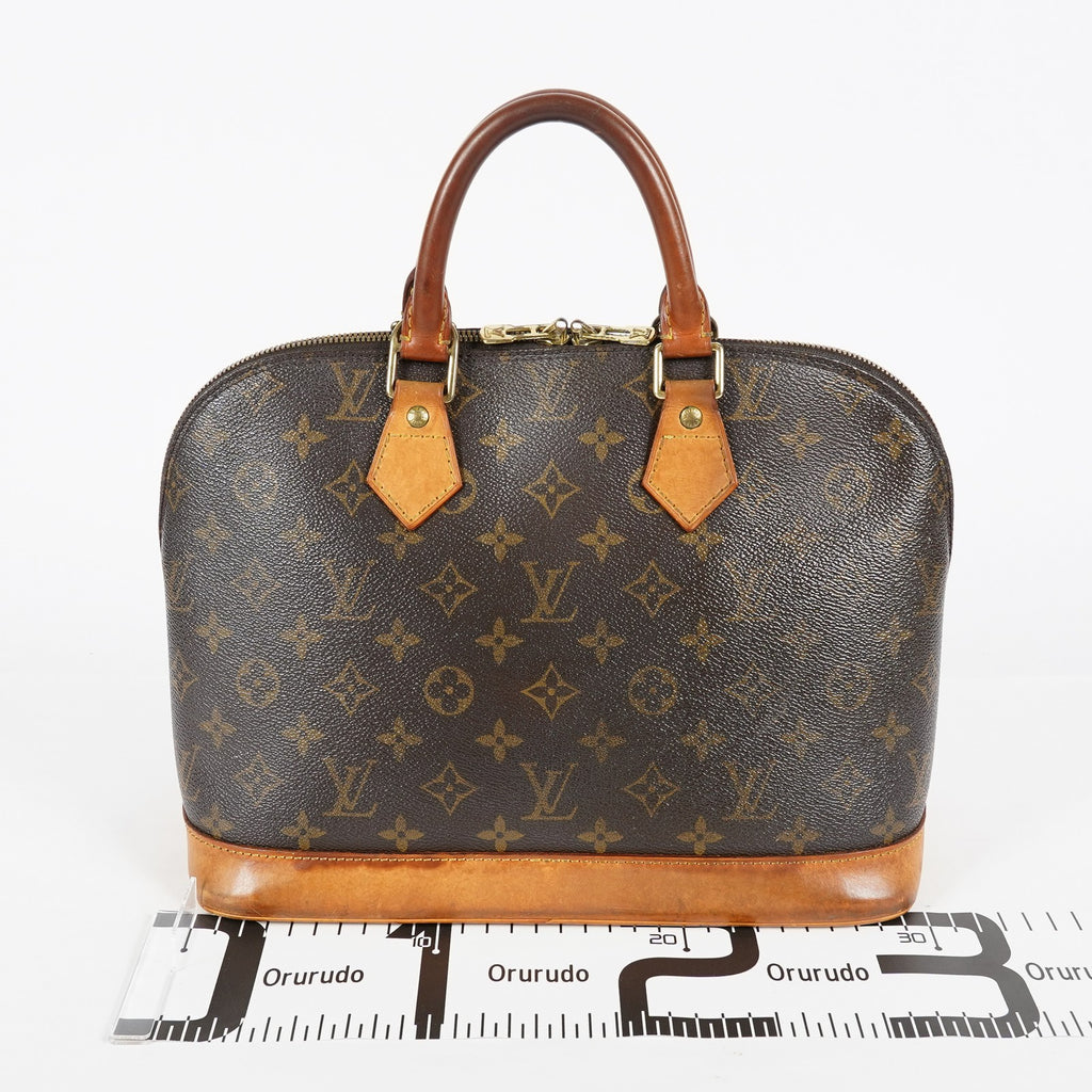Louis Vuitton Alma PM M51130 Monogram Canvas Brown Handbag Vintage 08A382860003