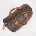 Authentic Louis Vuitton Monogram Speedy 30 M41526 Handbag vintage 06E226050029
