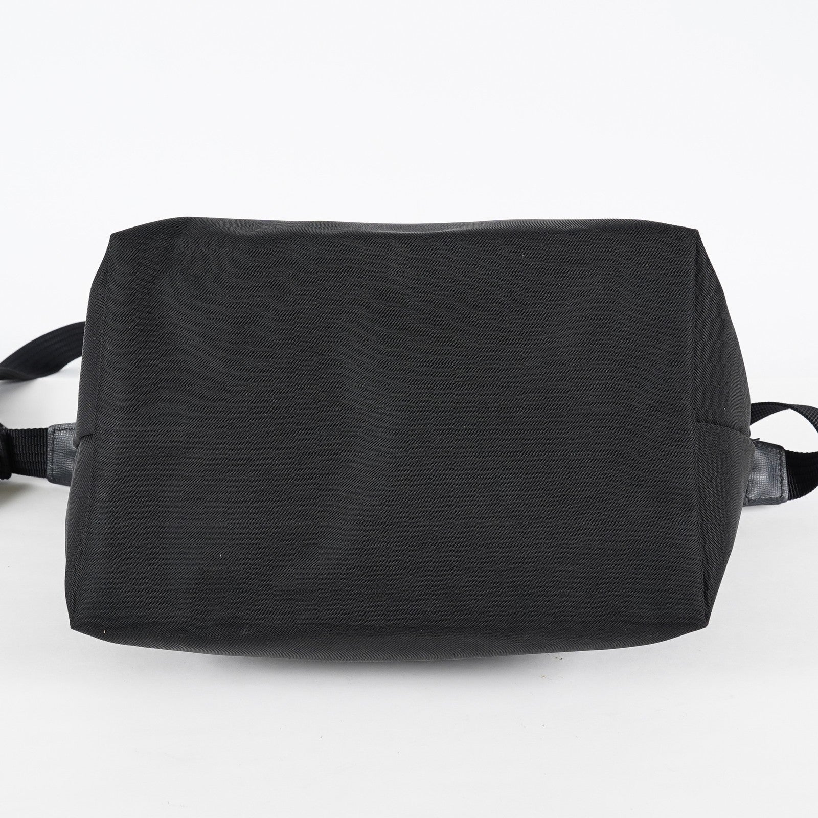 Longchamp Le Pliage 2Way Top Handle Bag 28cm Black Nylon Used 08E141320007