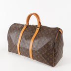 LOUIS VUITTON Keepall 50 M41426 Monogram Boston Bag vintage Brown 03E326820011