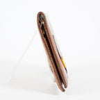 Hermes Bearn Soufflet Long Wallet Brown Leather Gold Hardware Used 08E022090008