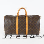 Louis Vuitton Keepall Bandouliere 50 Monogram Vtg Boston Bag M41416 08E064510012