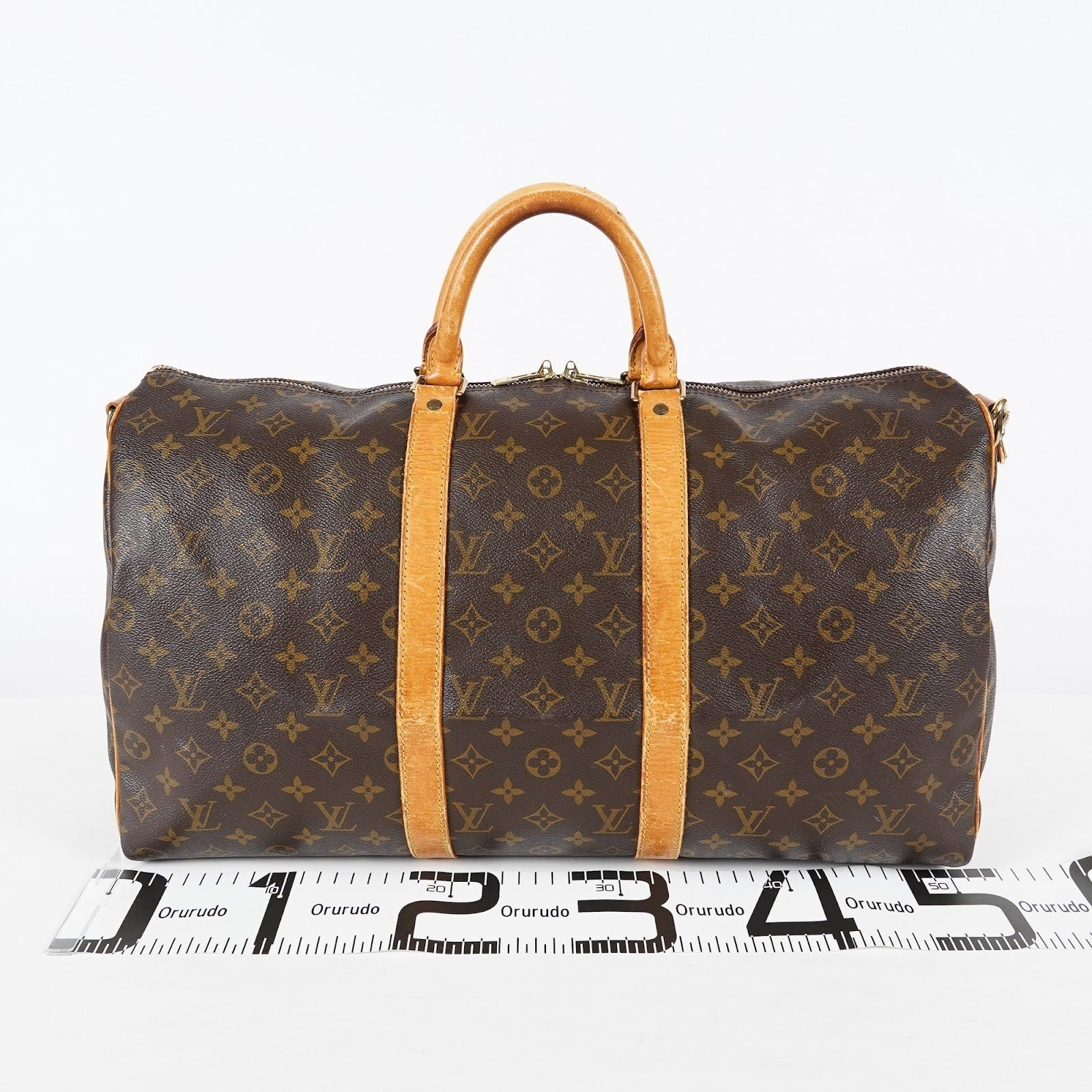 Louis Vuitton Keepall Bandouliere 50 Monogram Vtg Boston Bag M41416 08E064510012