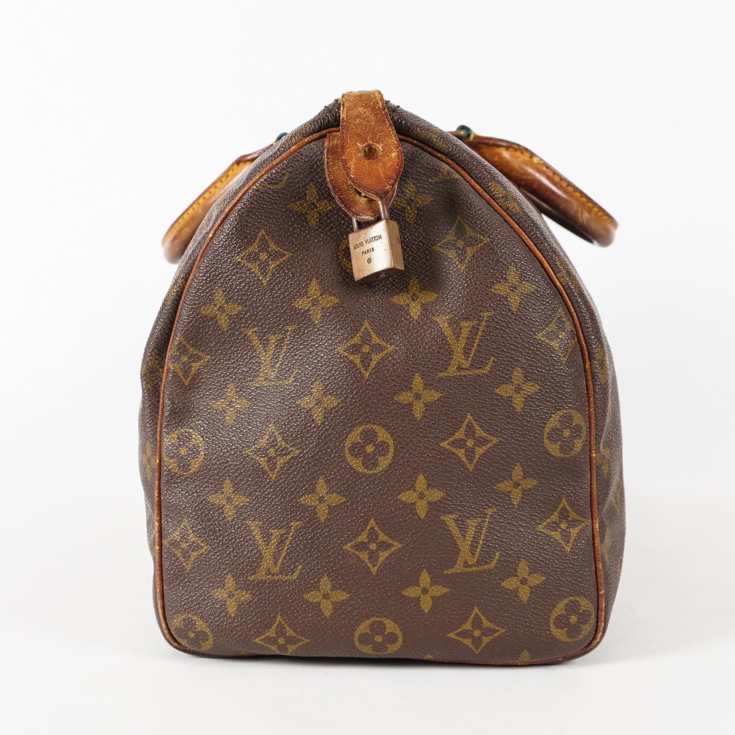 Authentic Louis Vuitton Monogram Speedy 35 M41524 Handbag VINTAGE 12E203960020