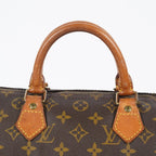 Louis Vuitton Speedy 30 Monogram Canvas Hand Bag Brown Used M41526 07A145319608