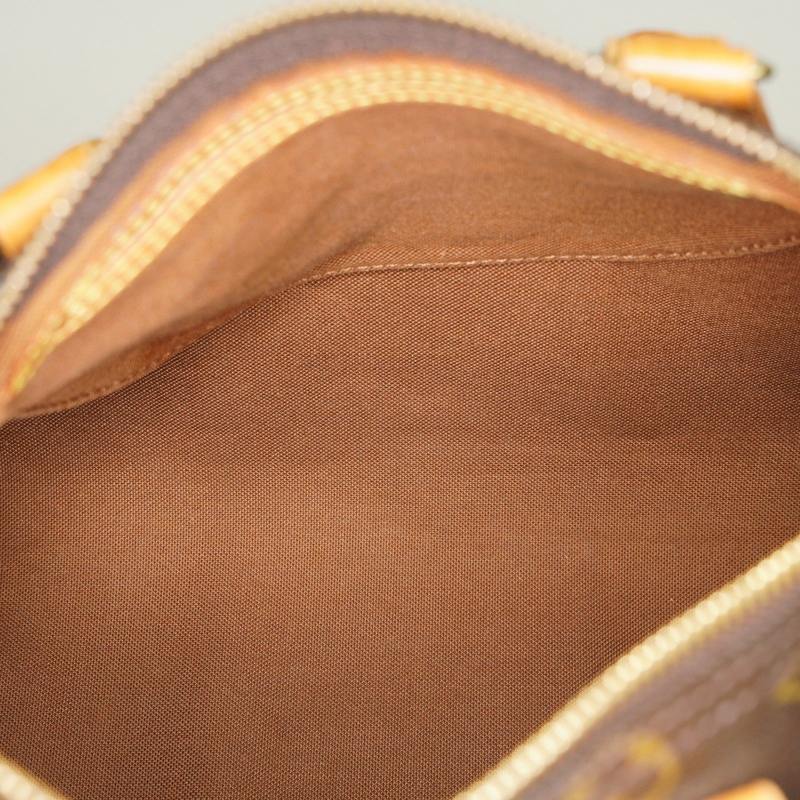 Louis Vuitton Monogram Speedy 25 Handbag M41528 Brown Vintage Used 07E037150029