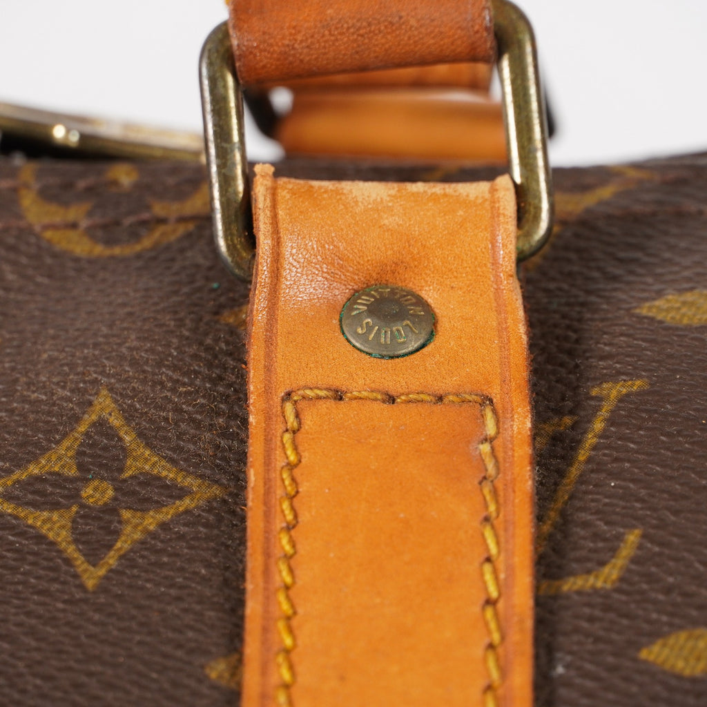 Authentic Louis Vuitton Monogram Keepall 55 M41424 Travel Bag 03E285830011