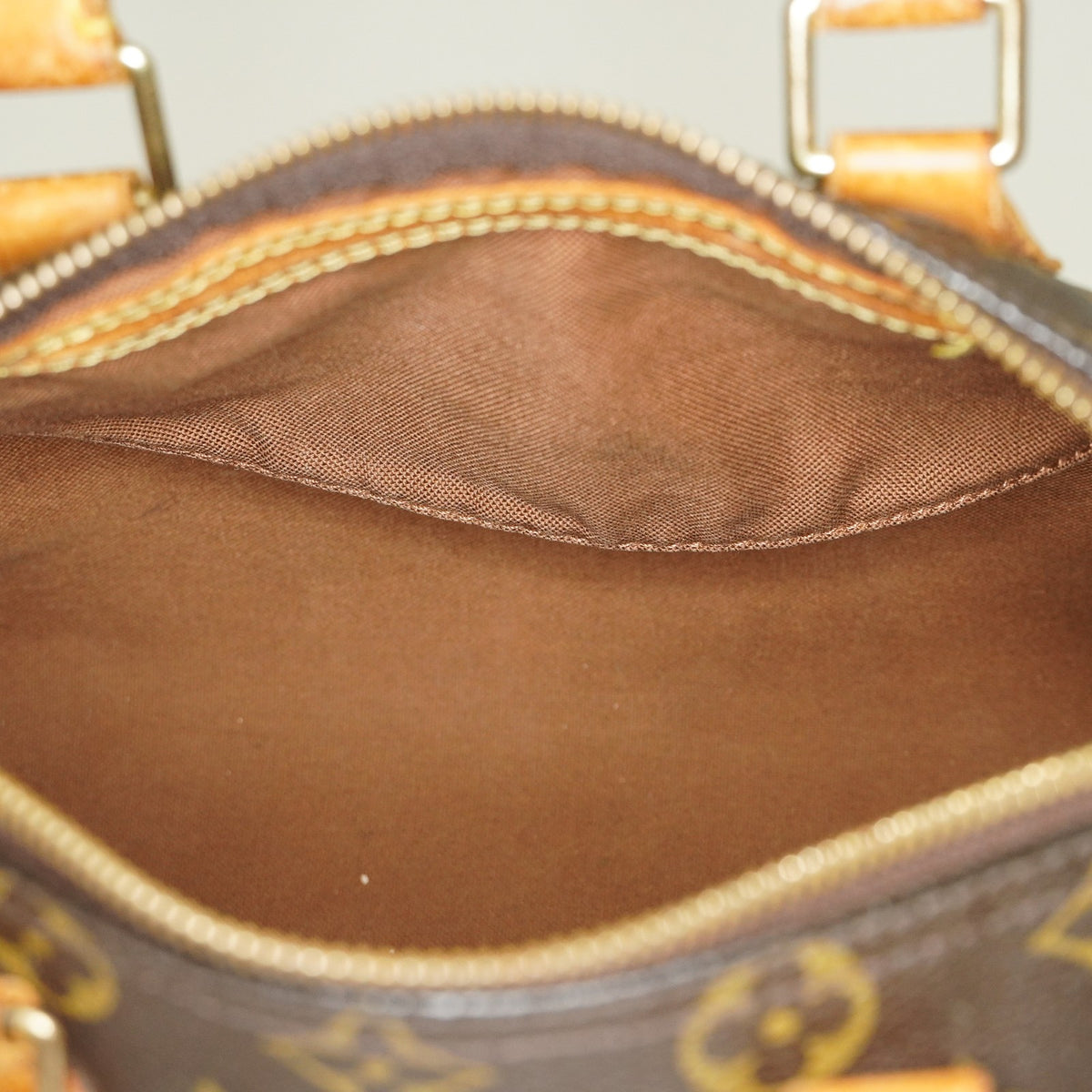 Louis Vuitton Speedy 25 M41528 Monogram Canvas Brown Used Handbag 09M346344808