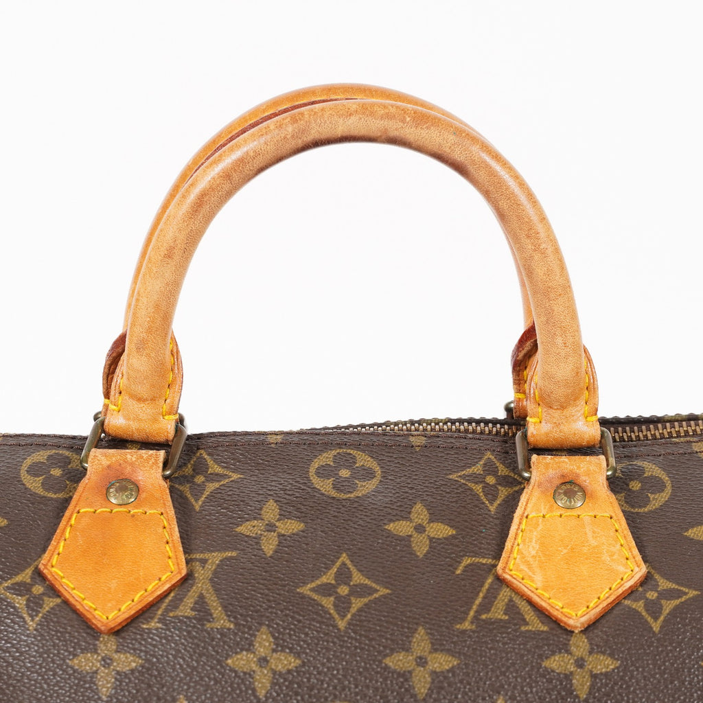 Authentic Louis Vuitton Monogram Speedy 30  Handbag M41526 vintage 05E295170029