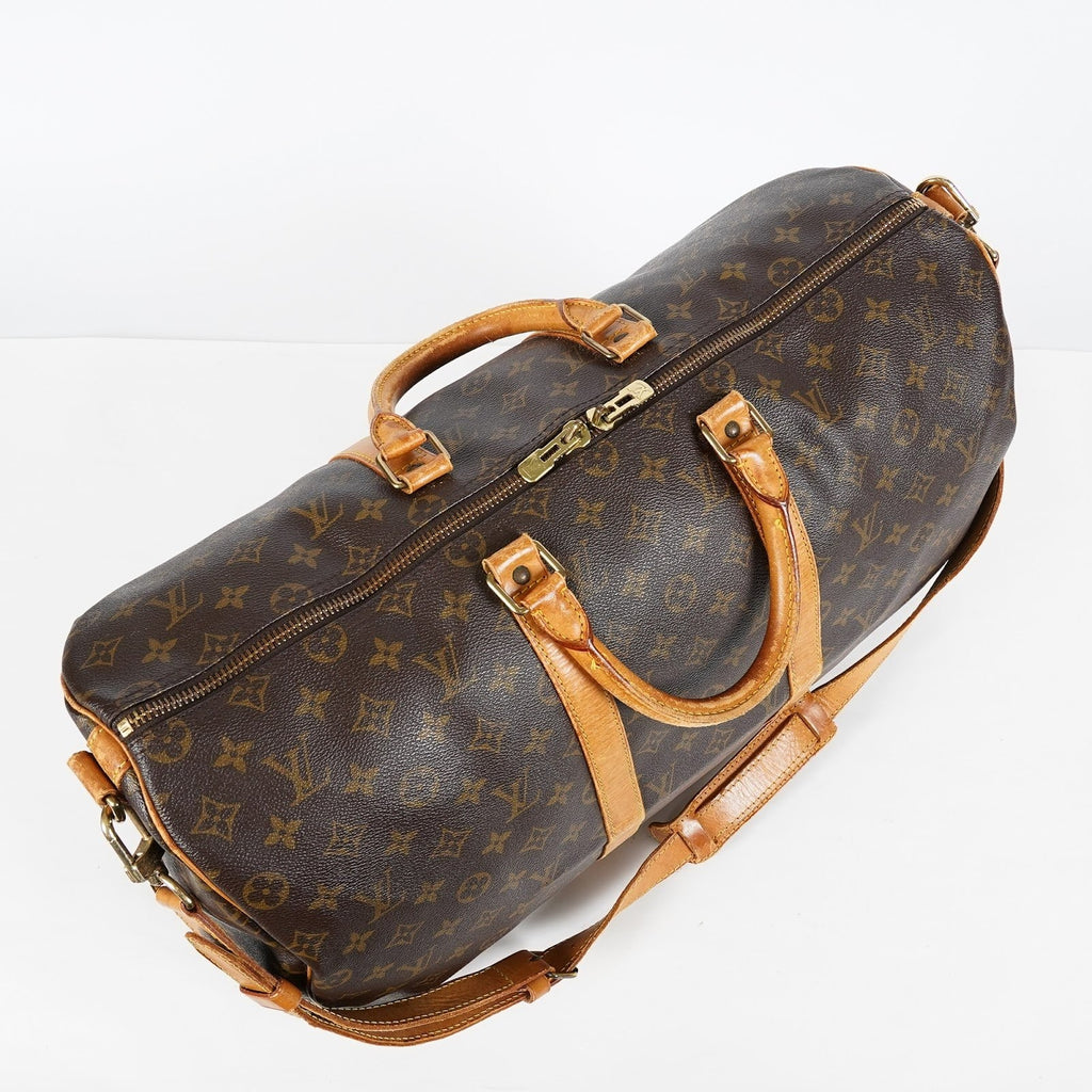 Louis Vuitton Keepall Bandouliere 50 Monogram Vtg Boston Bag M41416 08E064510012