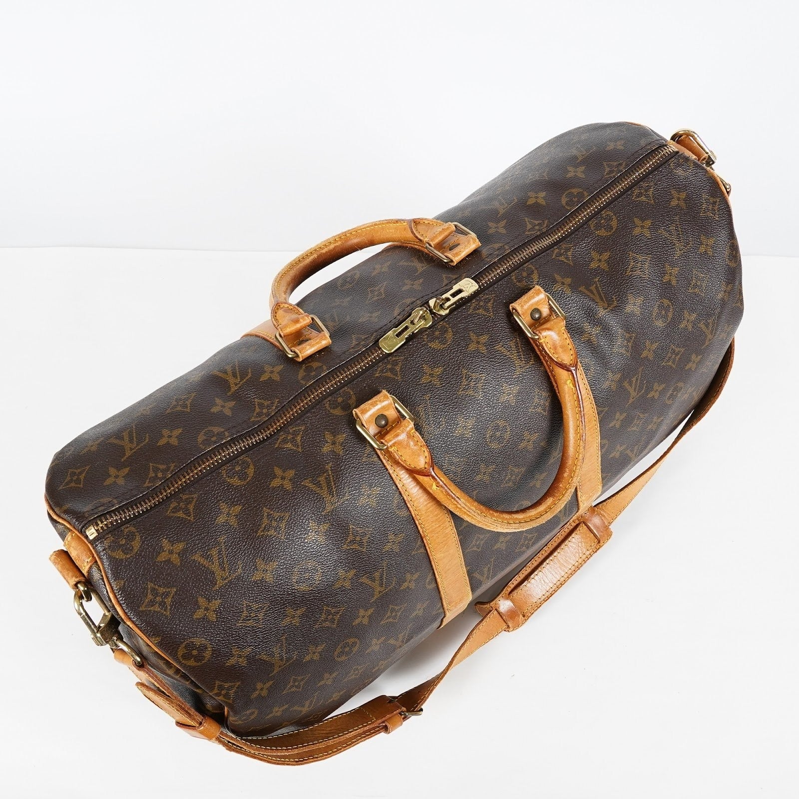 Louis Vuitton Keepall Bandouliere 50 Monogram Vtg Boston Bag M41416 08E064510012