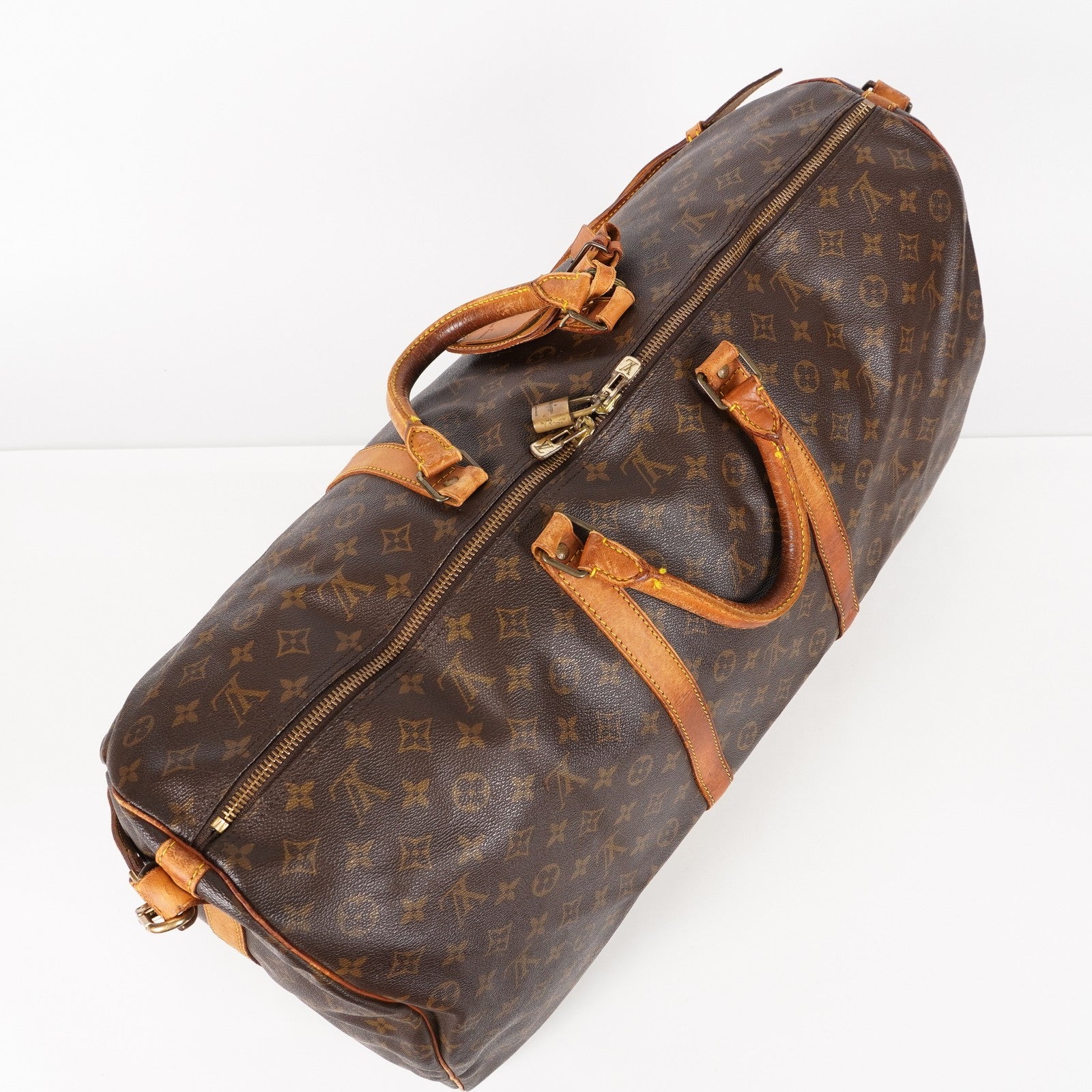 LOUIS VUITTON Monogram Keepall 60 Boston Bag LV Auth M41422 06E104620013
