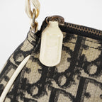  CHRISTIAN DIOR Monogram Mini Saddle Pochette Navy/Black 01E215720008