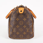 Louis Vuitton Speedy 25 M41528 Monogram Canvas Boston Handbag Brown 07A108008005