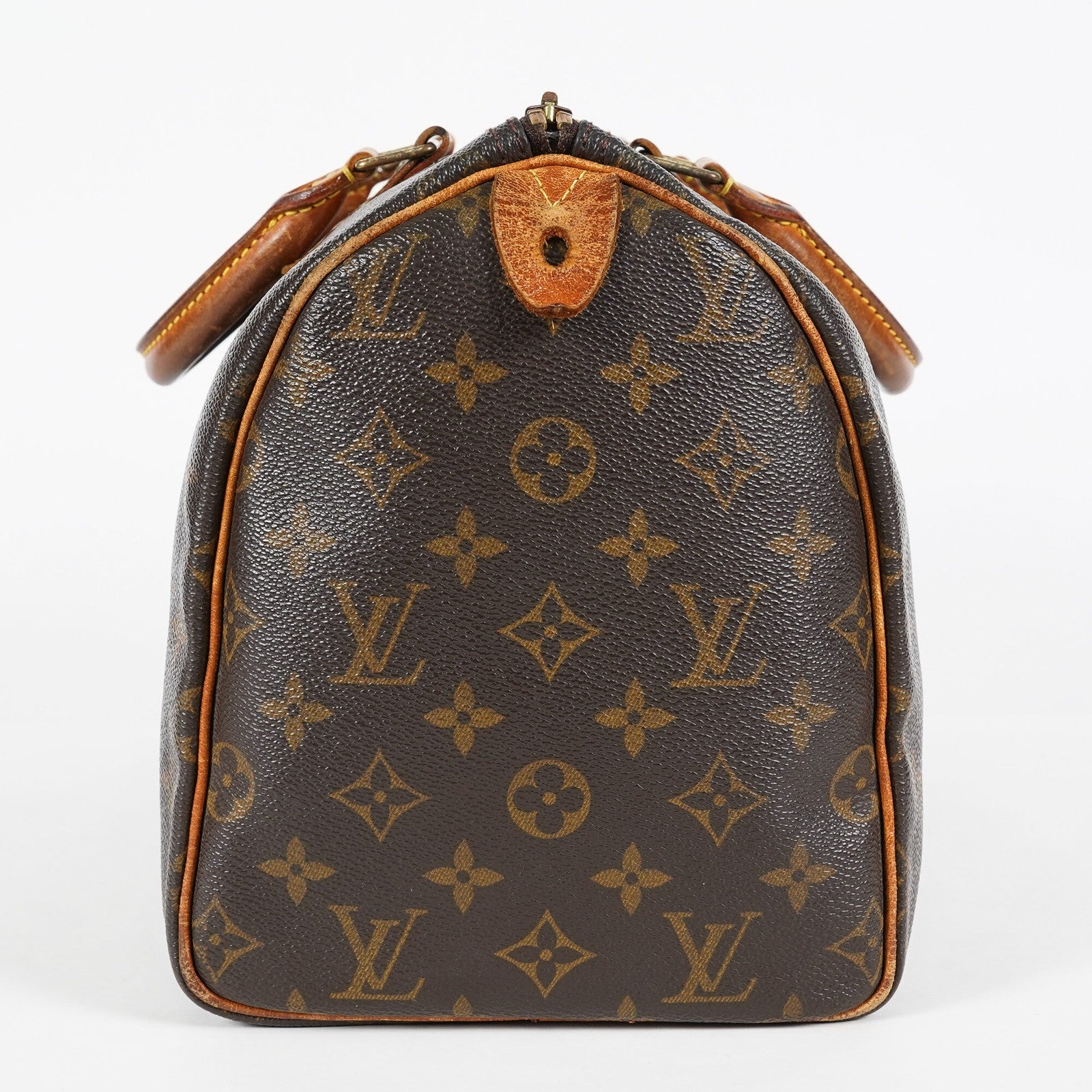Louis Vuitton Speedy 30 Monogram Brown Handbag M41526 Used Vintage 07E245170012