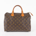 Authentic Louis Vuitton Monogram Speedy 30 Handbag vintage M41526 05E076050013
