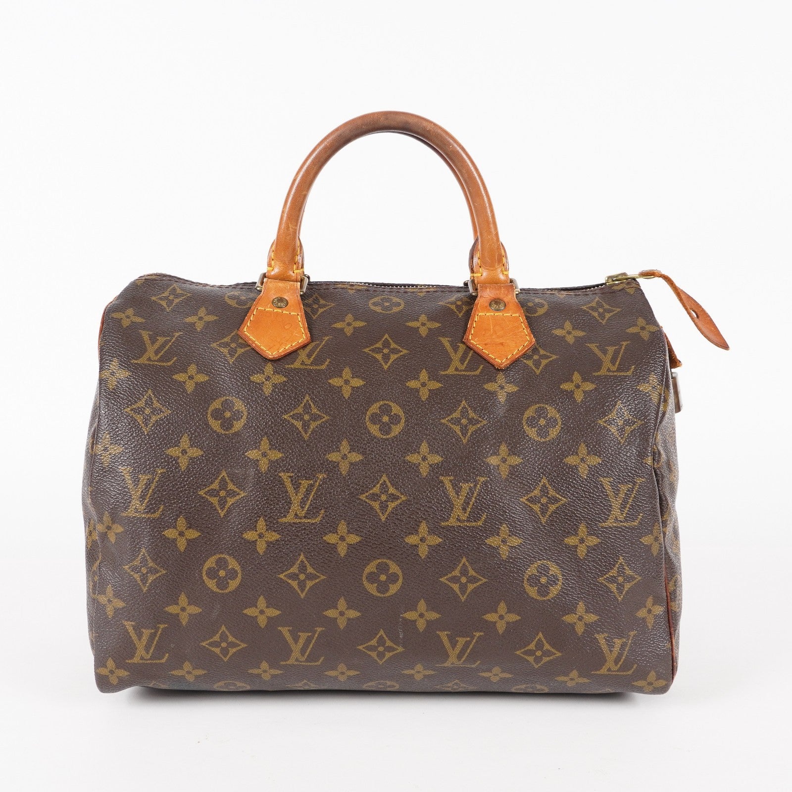 Authentic Louis Vuitton Monogram Speedy 30 Handbag vintage M41526 05E076050013