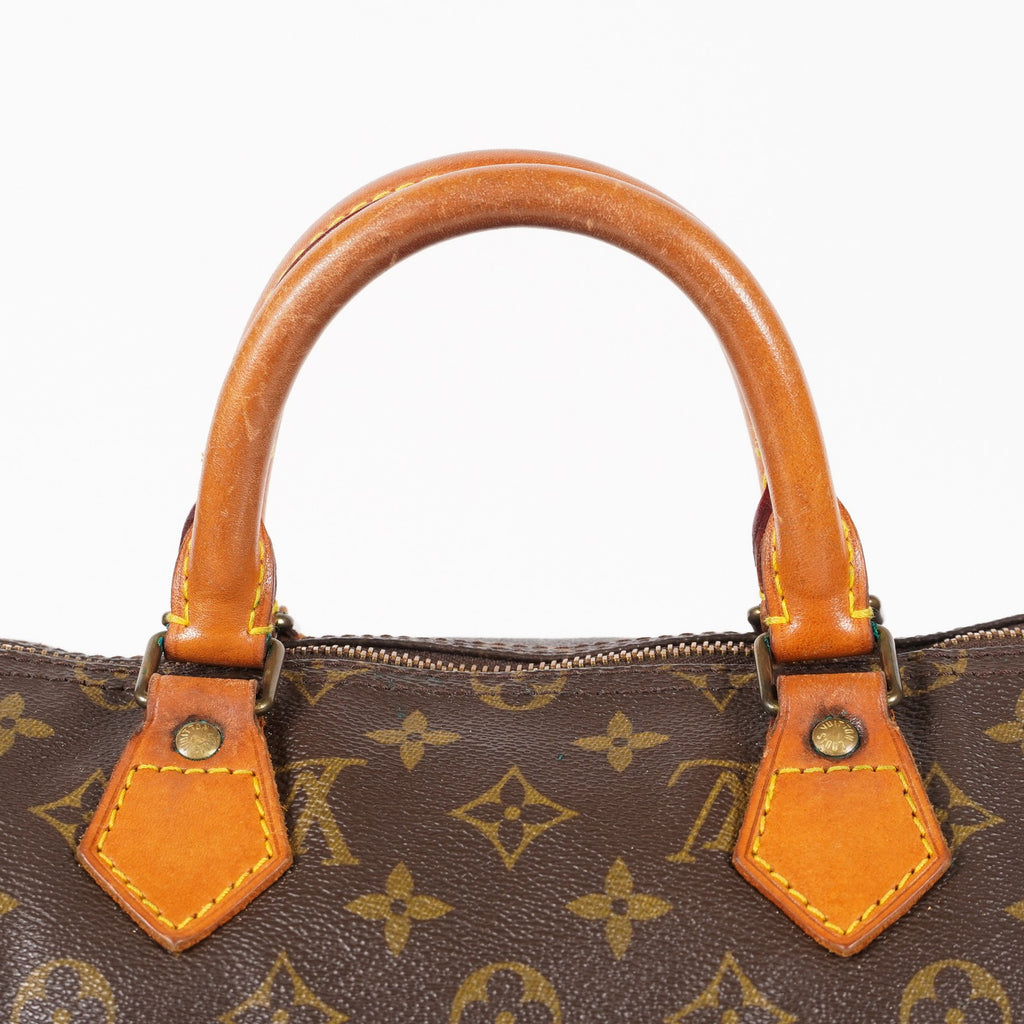 Authentic Louis Vuitton Monogram Speedy 35 Handbag vintage M41524 05E095940013